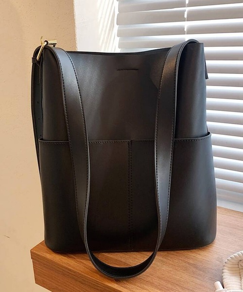 NOLITA LABORATORY（ノリータラボラトリー）の「【 NOLITA / ノリータ 】バケツ型  ショルダーバッグ（ショルダーバッグ・レディース・ブラック/カーキブラウン・FREE）」の3枚目の写真