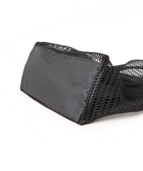 coca(coca)(コカ)の「\26ss新色追加/ メッシュトートバッグ(トートバッグ・レディース・オレンジ/ブラック・ONE SIZE)」の4枚目の写真