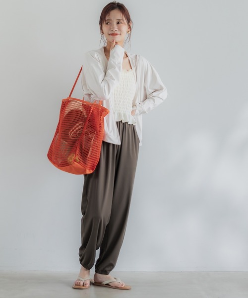 coca（coca）（コカ）の「メッシュトートバッグ（トートバッグ・レディース・オレンジ/ブラック・ONE SIZE）」の12枚目の写真