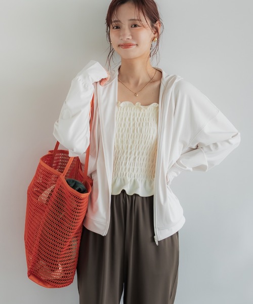 coca（coca）（コカ）の「メッシュトートバッグ（トートバッグ・レディース・オレンジ/ブラック・ONE SIZE）」の13枚目の写真