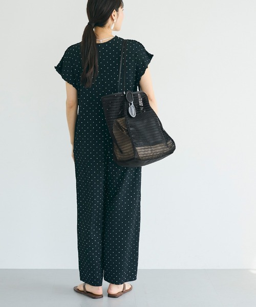 coca(coca)(コカ)の「\26ss新色追加/ メッシュトートバッグ(トートバッグ・レディース・オレンジ/ブラック・ONE SIZE)」の11枚目の写真