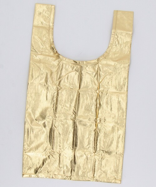 BAGGU（バグー）の「BAGGU/バグゥ BABY BAGGU メタリック ナイロン ベイビーバグゥメタリック（エコバッグ/サブバッグ・レディース・シルバー/ゴールド/ピンク・ONE SIZE）」の7枚目の写真