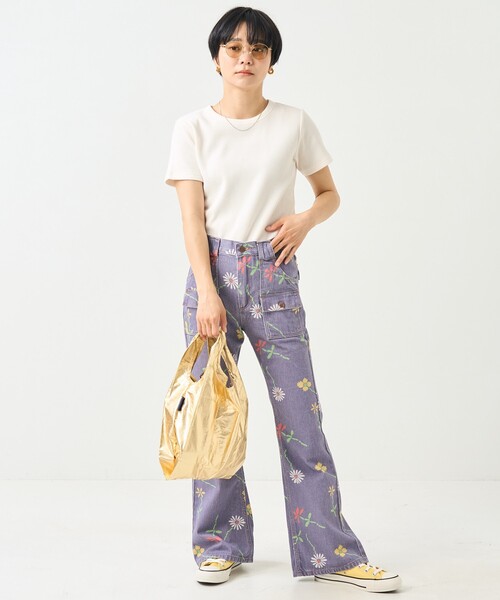 BAGGU（バグー）の「BAGGU/バグゥ BABY BAGGU メタリック ナイロン ベイビーバグゥメタリック（エコバッグ/サブバッグ・レディース・シルバー/ゴールド/ピンク・ONE SIZE）」の6枚目の写真