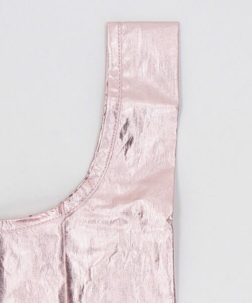 BAGGU（バグー）の「BAGGU/バグゥ BABY BAGGU メタリック ナイロン ベイビーバグゥメタリック（エコバッグ/サブバッグ・レディース・シルバー/ゴールド/ピンク・ONE SIZE）」の17枚目の写真