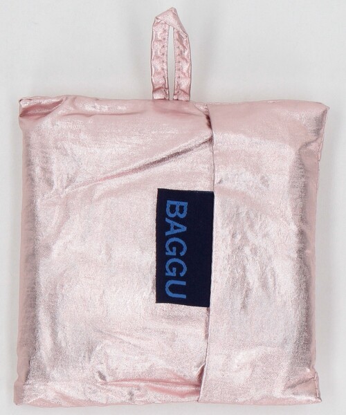 BAGGU（バグー）の「BAGGU/バグゥ BABY BAGGU メタリック ナイロン ベイビーバグゥメタリック（エコバッグ/サブバッグ・レディース・シルバー/ゴールド/ピンク・ONE SIZE）」の14枚目の写真