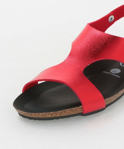 PLAKTON(プラクトン)の「<PLAKTON>メタリック サイドカット サンダル(サンダル・レディース・ゴールド/レッド・37/36/38)」の15枚目の写真