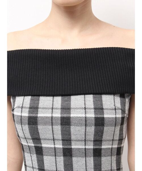 EATME(イートミー)の「Backカットアウトチェックワンピース(ワンピース・レディース・ブラック/オレンジ/ベージュ・FREE)」の16枚目の写真