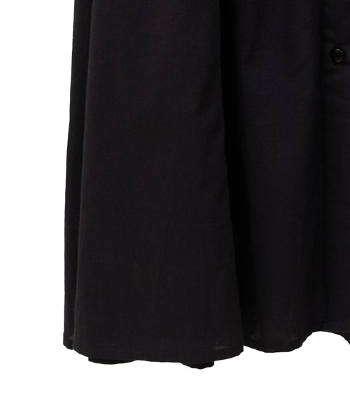 CRAFT STANDARD BOUTIQUE（クラフトスタンダードブティック）の「インド綿フレンチスリーブワンピース◆（シャツワンピース・レディース・ブラック/レッド・FREE）」の22枚目の写真