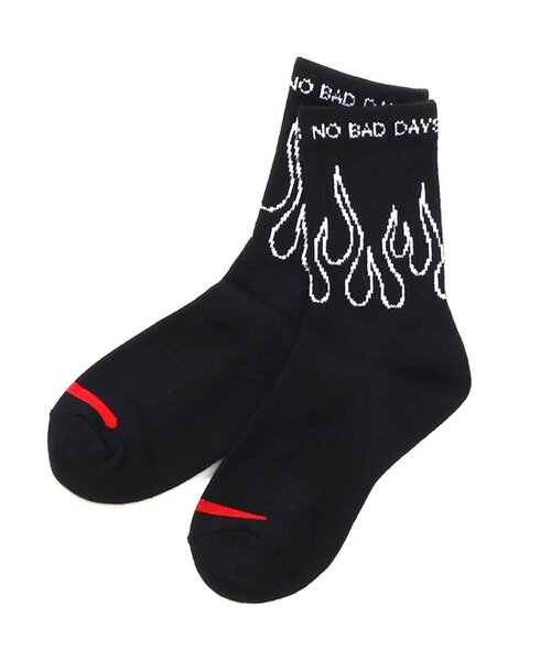 BREEZE(ブリーズ)の「お花・ファイヤーソックス(ソックス/靴下・キッズ・ライム/ブラック/アイボリー/ブルー・15 /18/21)」の7枚目の写真