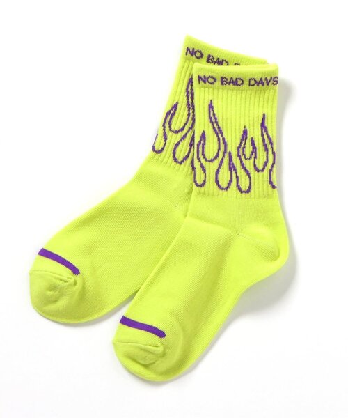 BREEZE(ブリーズ)の「お花・ファイヤーソックス(ソックス/靴下・キッズ・ライム/ブラック/アイボリー/ブルー・15 /18/21)」の11枚目の写真