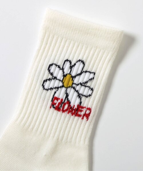 BREEZE(ブリーズ)の「お花・ファイヤーソックス(ソックス/靴下・キッズ・ライム/ブラック/アイボリー/ブルー・15 /18/21)」の14枚目の写真