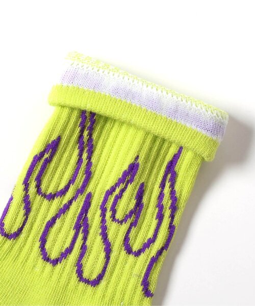 BREEZE(ブリーズ)の「お花・ファイヤーソックス(ソックス/靴下・キッズ・ライム/ブラック/アイボリー/ブルー・15 /18/21)」の16枚目の写真
