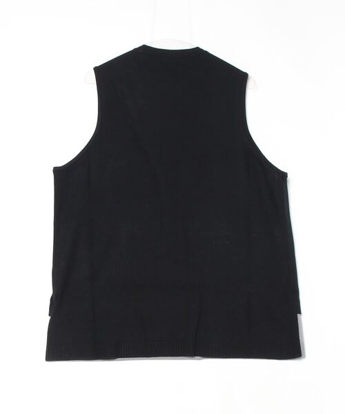Y-3（ワイスリー）の「Y-3 LOGO KNIT VEST（ニット/セーター・メンズ・ブラック・LARGE/MEDIUM/SMALL/X-SMALL/XX-SMALL）」の6枚目の写真