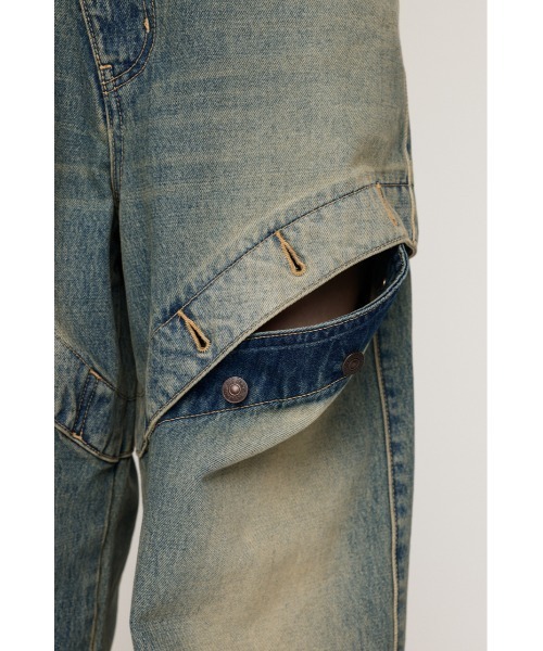 SLY サイドオープン ストレートパンツ SLY | J／W SIDE OPEN STRAIGHT パンツ (ストレート ) |SHEL