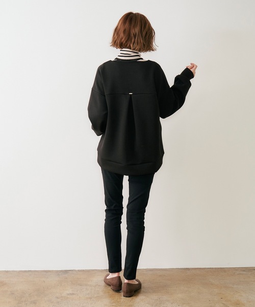 ダンボールフロント2wayクルーネックプルオーバー Emma Taylor