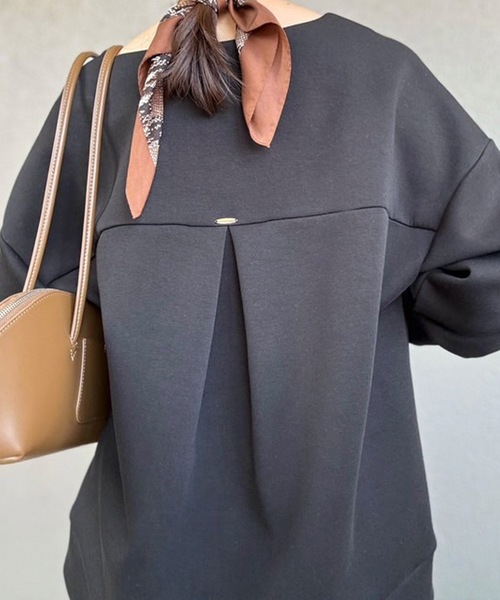 ダンボールフロント2wayクルーネックプルオーバー Emma Taylor