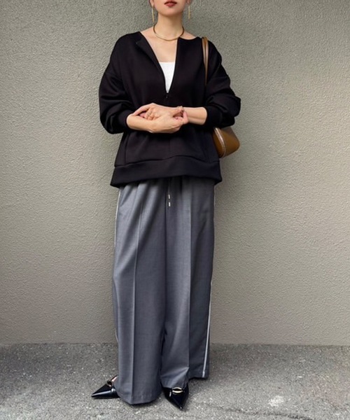 ダンボールフロント2wayクルーネックプルオーバー Emma Taylor