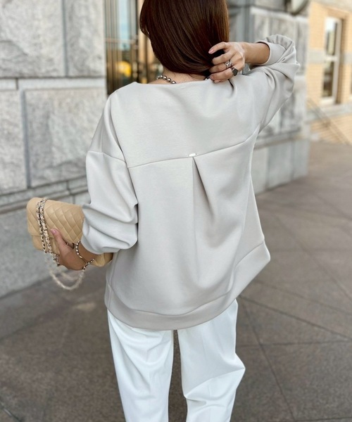 ダンボールフロント2wayクルーネックプルオーバー Emma Taylor