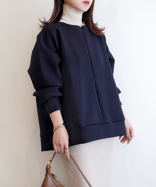 ダンボールフロント2wayクルーネックプルオーバー Emma Taylor