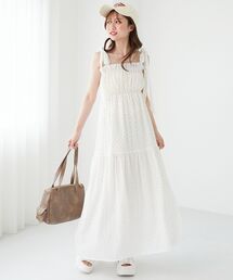 MAJESTIC LEGON | 肩リボンキャミワンピース(ワンピース)