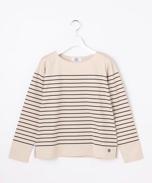 J.PRESS Ladies（J.プレス レディス）の「バスクボーダー カットソー（Tシャツ/カットソー・レディース・パープル系1/ライトグレー系1/黄土色系1・SMALL）」の15枚目の写真