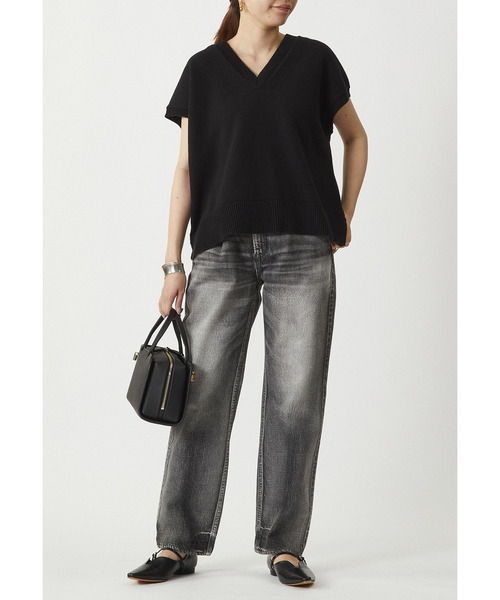 1er Arrondissement（プルミエアロンディスモン）の「バックレースコットンプルオーバー（ニット/セーター・レディース・オフホワイト/ブラック系その他3・FREE）」の6枚目の写真