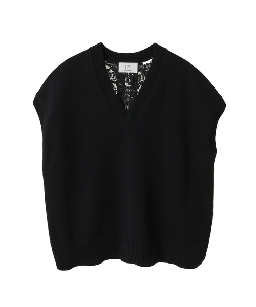 1er Arrondissement（プルミエアロンディスモン）の「バックレースコットンプルオーバー（ニット/セーター・レディース・オフホワイト/ブラック系その他3・FREE）」の10枚目の写真