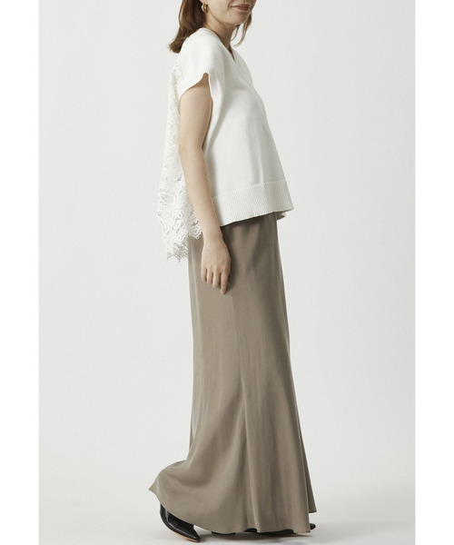 1er Arrondissement（プルミエアロンディスモン）の「バックレースコットンプルオーバー（ニット/セーター・レディース・オフホワイト/ブラック系その他3・FREE）」の17枚目の写真