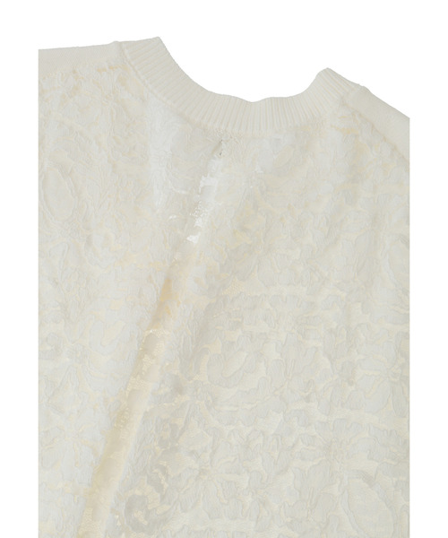 1er Arrondissement（プルミエアロンディスモン）の「バックレースコットンプルオーバー（ニット/セーター・レディース・オフホワイト/ブラック系その他3・FREE）」の22枚目の写真