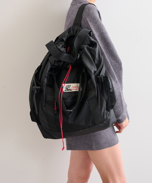 【美品】CARIBOU MOUNTAINEERING 別注 バックパック CARIBOU MOUNTAINEERING 別注 L/W PACK TOTE（バックパック