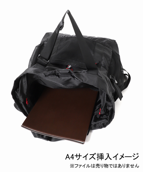 CARIBOU MOUNTAINEERING 別注 バックパック 黒 CARIBOU MOUNTAINEERING 別注 L/W PACK TOTE（バックパック