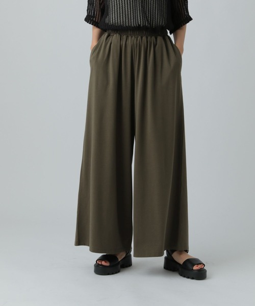 LEPSIM（レプシィム）の「カットイージーワイドパンツ　499173（その他パンツ・レディース・カーキ/グレー/チャコールグレー・FREE）」の2枚目の写真