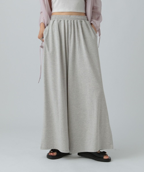 LEPSIM（レプシィム）の「カットイージーワイドパンツ　499173（その他パンツ・レディース・カーキ/グレー/チャコールグレー・FREE）」の4枚目の写真