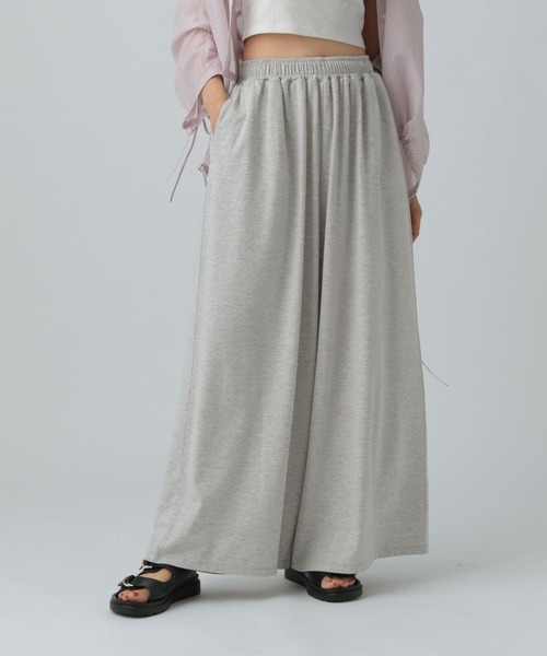 LEPSIM（レプシィム）の「カットイージーワイドパンツ　499173（その他パンツ・レディース・カーキ/グレー/チャコールグレー・FREE）」の5枚目の写真