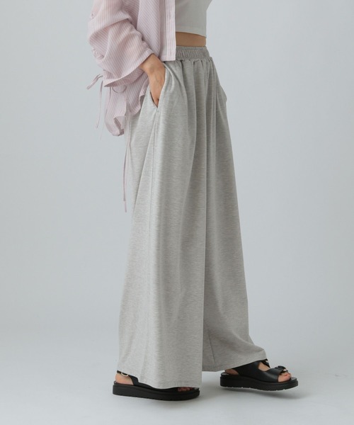 LEPSIM（レプシィム）の「カットイージーワイドパンツ　499173（その他パンツ・レディース・カーキ/グレー/チャコールグレー・FREE）」の6枚目の写真