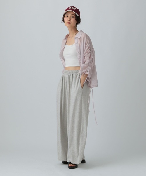 LEPSIM（レプシィム）の「カットイージーワイドパンツ　499173（その他パンツ・レディース・カーキ/グレー/チャコールグレー・FREE）」の7枚目の写真