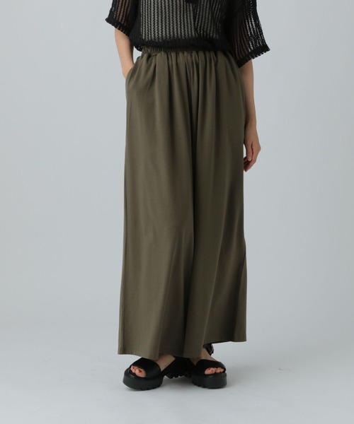 LEPSIM（レプシィム）の「カットイージーワイドパンツ　499173（その他パンツ・レディース・カーキ/グレー/チャコールグレー・FREE）」の17枚目の写真