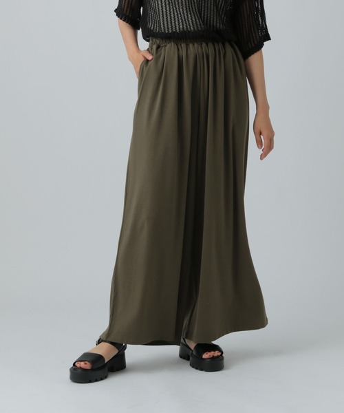 LEPSIM（レプシィム）の「カットイージーワイドパンツ　499173（その他パンツ・レディース・カーキ/グレー/チャコールグレー・FREE）」の18枚目の写真