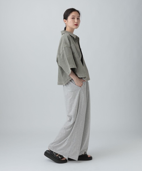 LEPSIM（レプシィム）の「カットイージーワイドパンツ　499173（その他パンツ・レディース・カーキ/グレー/チャコールグレー/グレー系その他/イエロー系その他・FREE）」の12枚目の写真