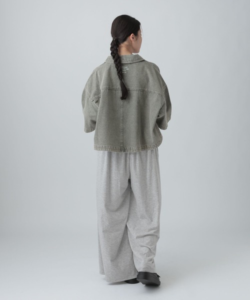 LEPSIM（レプシィム）の「カットイージーワイドパンツ　499173（その他パンツ・レディース・カーキ/グレー/チャコールグレー/グレー系その他/イエロー系その他・FREE）」の13枚目の写真