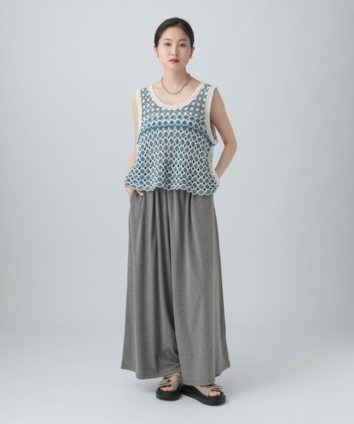 LEPSIM（レプシィム）の「カットイージーワイドパンツ　499173（その他パンツ・レディース・カーキ/グレー/チャコールグレー/グレー系その他/イエロー系その他・FREE）」の18枚目の写真