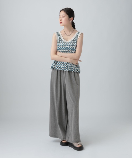 LEPSIM（レプシィム）の「カットイージーワイドパンツ　499173（その他パンツ・レディース・カーキ/グレー/チャコールグレー/グレー系その他/イエロー系その他・FREE）」の19枚目の写真