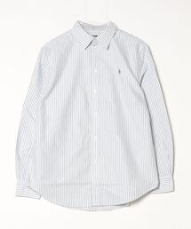 美品♥️ポロラルフローレン 長袖シャツ ブラウス 刺繍ロゴ 白 S～M ポロラルフローレン シャツ ブラウス 長袖 白 ホワイト ポニー