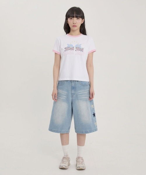 WaiKei（ワイケイ）の「【UNISEX】Wai Kei／エンゼルイルカT（Tシャツ/カットソー・レディース・ホワイト/ブラック・SMALL/MEDIUM）」の9枚目の写真