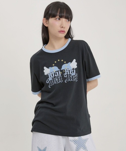 WaiKei（ワイケイ）の「【UNISEX】Wai Kei／エンゼルイルカT（Tシャツ/カットソー・レディース・ホワイト/ブラック・SMALL/MEDIUM）」の11枚目の写真
