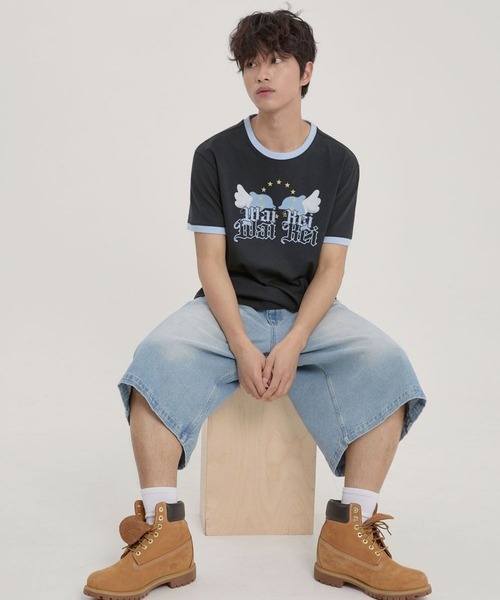 WaiKei（ワイケイ）の「【UNISEX】Wai Kei／エンゼルイルカT（Tシャツ/カットソー・レディース・ホワイト/ブラック・SMALL/MEDIUM）」の13枚目の写真