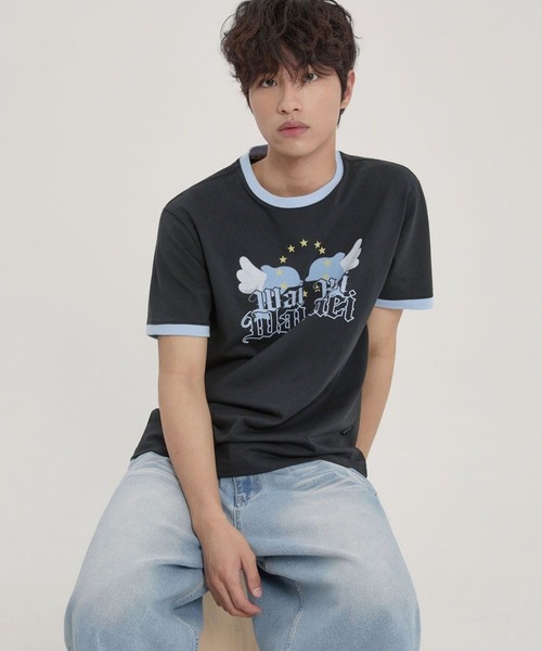 WaiKei（ワイケイ）の「【UNISEX】Wai Kei／エンゼルイルカT（Tシャツ/カットソー・レディース・ホワイト/ブラック・SMALL/MEDIUM）」の14枚目の写真