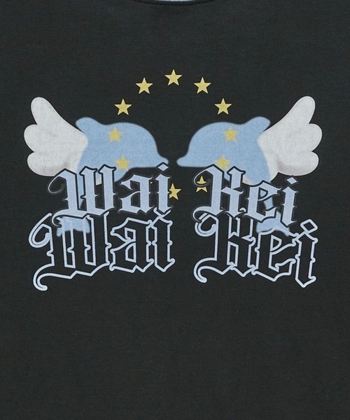 WaiKei（ワイケイ）の「【UNISEX】Wai Kei／エンゼルイルカT（Tシャツ/カットソー・レディース・ホワイト/ブラック・SMALL/MEDIUM）」の21枚目の写真