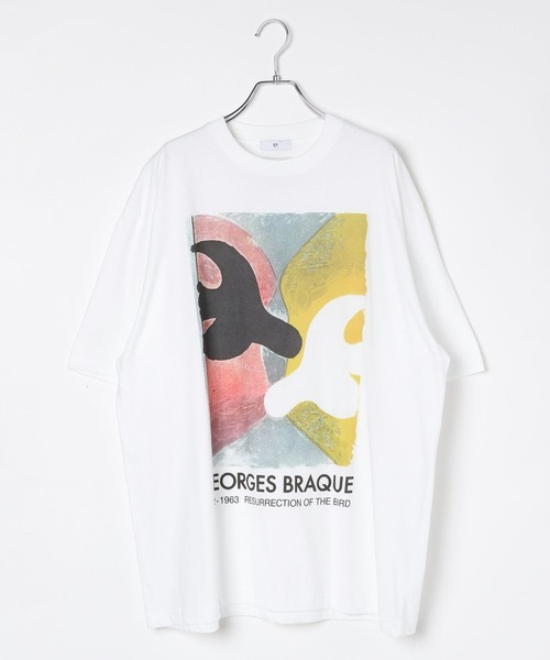 HEAR MY NAME（ヒアマイネーム）の「【EF(エフ)】アートT／GEORGES BRAQUE（MEN）（Tシャツ/カットソー・メンズ・ホワイト・MEDIUM/LARGE）」の2枚目の写真