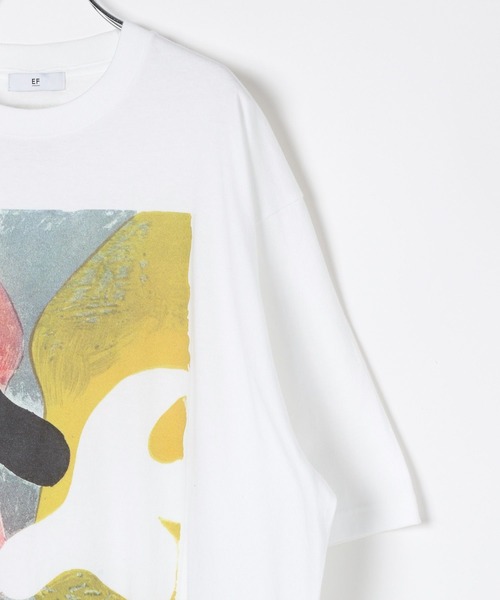 HEAR MY NAME（ヒアマイネーム）の「【EF(エフ)】アートT／GEORGES BRAQUE（MEN）（Tシャツ/カットソー・メンズ・ホワイト・MEDIUM/LARGE）」の4枚目の写真